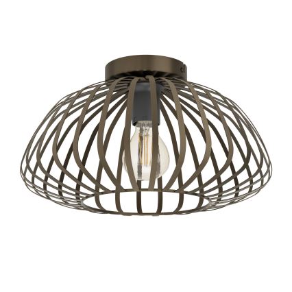 Eglo - Plafondlamp 1xE27/40W/230V Ø 38,5 cm bronskleurig