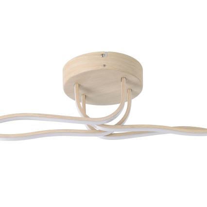 Eglo - LED-plafondlamp LED/37W/230V bruin