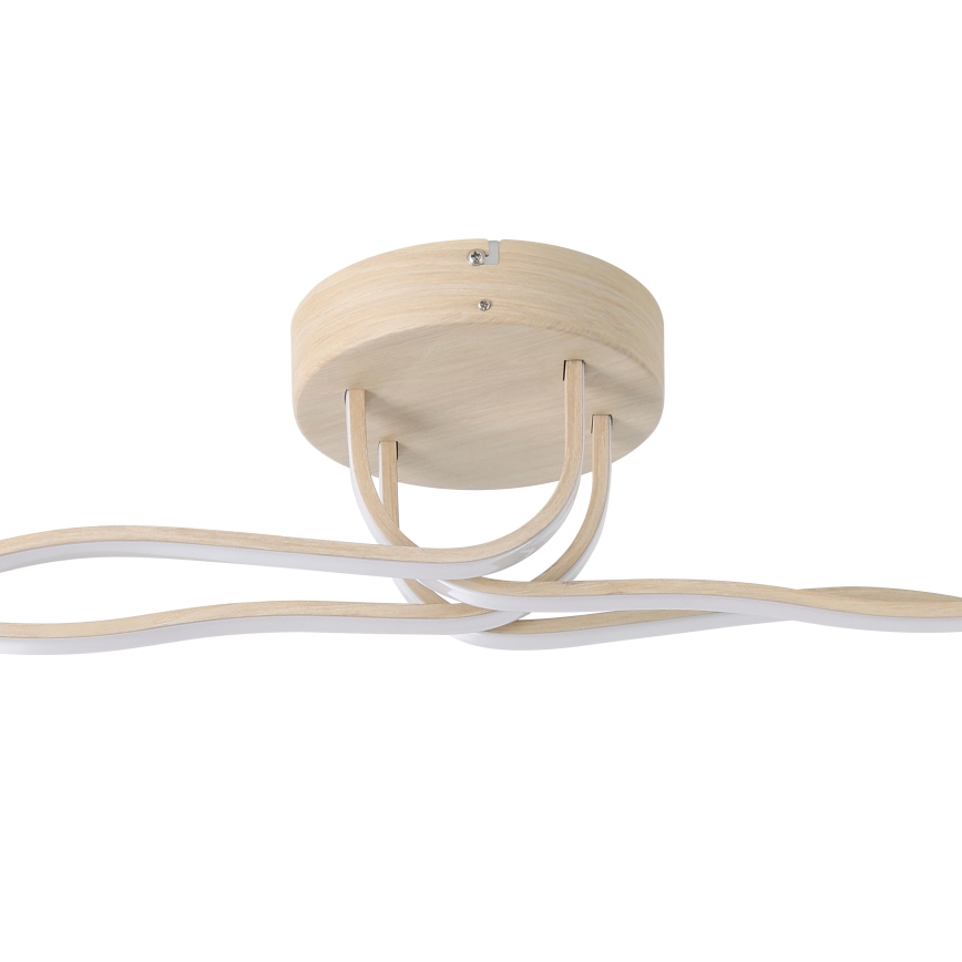 Eglo - LED-plafondlamp LED/37W/230V bruin