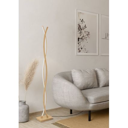 Eglo - Lampadaire LED/36W/230V doré