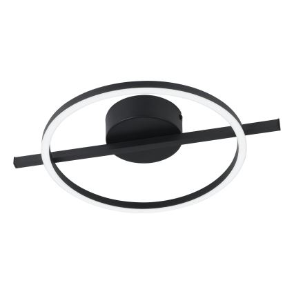 Eglo - LED RGBW Dimbare plafondlamp LED/17W/230V 2700-6500K zwart + afstandsbediening