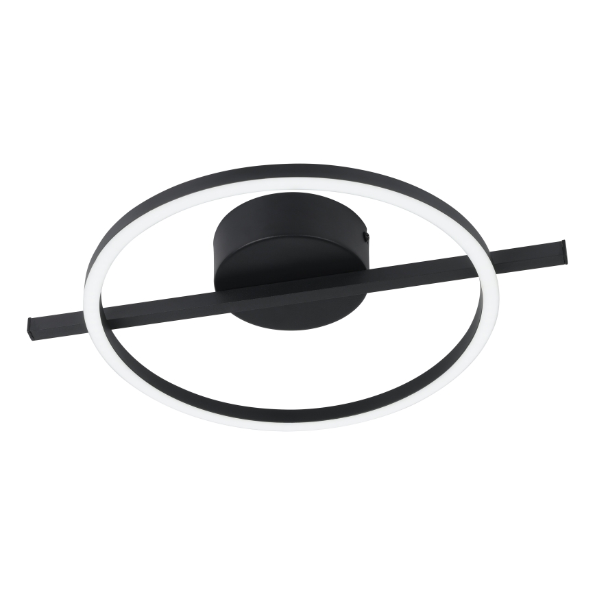 Eglo - LED RGBW Dimbare plafondlamp LED/17W/230V 2700-6500K zwart + afstandsbediening