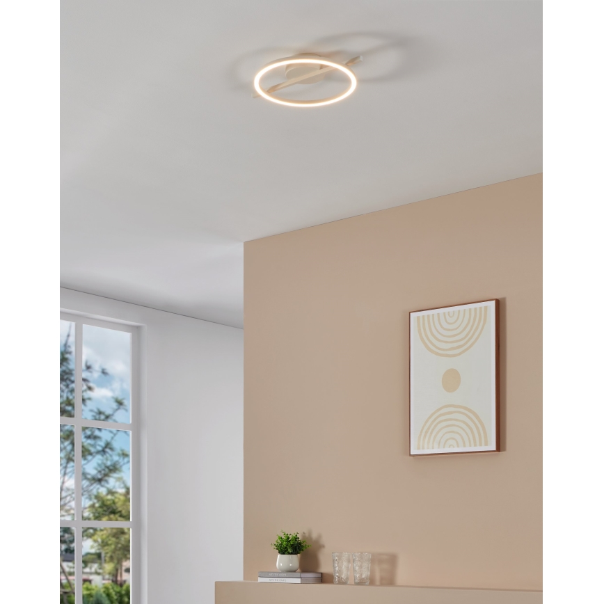 Eglo - LED RGBW Dimbare plafondlamp LED/17W/230V 2700-6500K wit + afstandsbediening