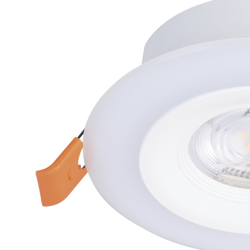 Eglo - Set van 3 dimbare RGBW LED-inbouwspots voor de badkamer LED/3,8W/230V 2700-6500K IP44 + afstandsbediening