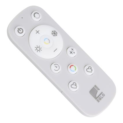 Eglo - Set van 3 dimbare RGBW LED-inbouwspots voor de badkamer LED/3,8W/230V 2700-6500K IP44 + afstandsbediening