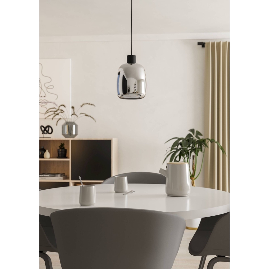 Eglo - LED RGBW Dimbare hanglamp aan een koord LED/3,7W/230V 2700-6500K zwart ZigBee