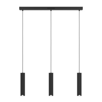 Eglo - Suspension filaire RGBW à intensité variable 3xLED/3,7W/230V 2700-6500K noir