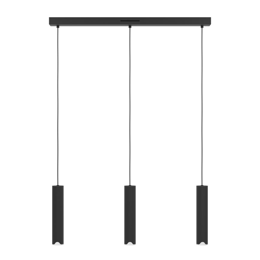 Eglo - Suspension filaire RGBW à intensité variable 3xLED/3,7W/230V 2700-6500K noir