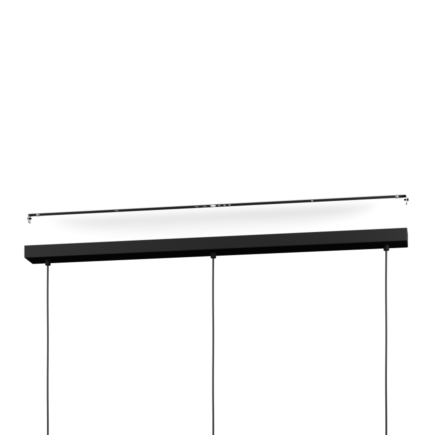 Eglo - Suspension filaire RGBW à intensité variable 3xLED/3,7W/230V 2700-6500K noir