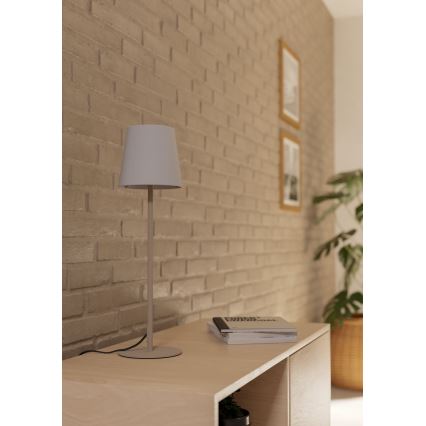 Eglo - Lampe de table 1xE14/40W/230V crème/blanche