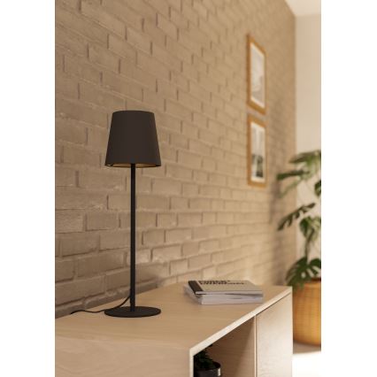 Eglo - Tafellamp 1xE14/40W/230V zwart/bruin