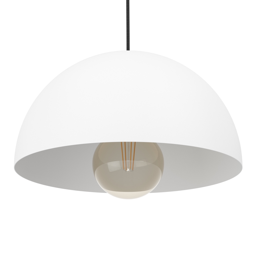 Eglo - Hanglamp aan een koord 1xE27/40W/230V diameter 30 cm wit