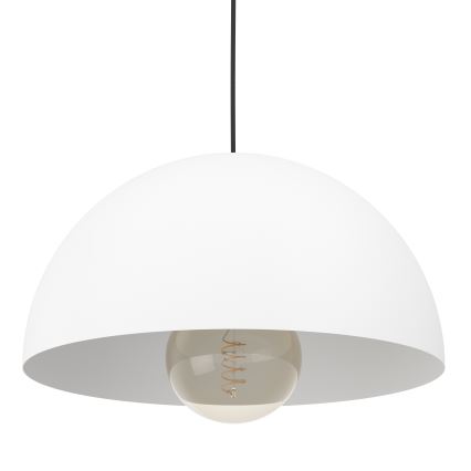Eglo - Hanglamp aan een koord 1xE27/40W/230V diameter 38 cm wit