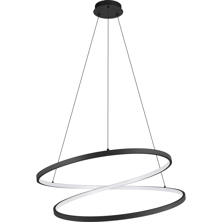 Eglo - Suspension filaire LED/42W/230V 3000K noir