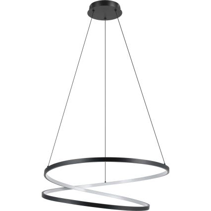 Eglo - Suspension filaire LED/42W/230V 3000K noir