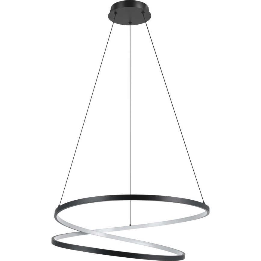Eglo - Suspension filaire LED/42W/230V 3000K noir