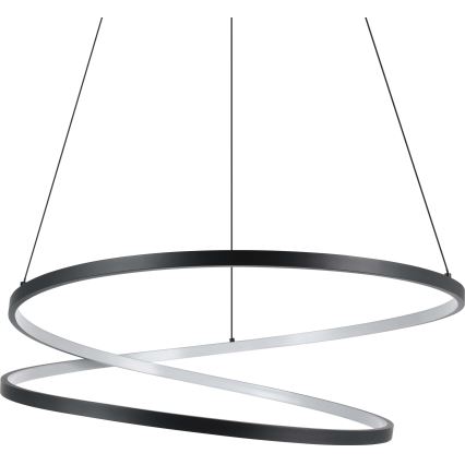 Eglo - Suspension filaire LED/42W/230V 3000K noir