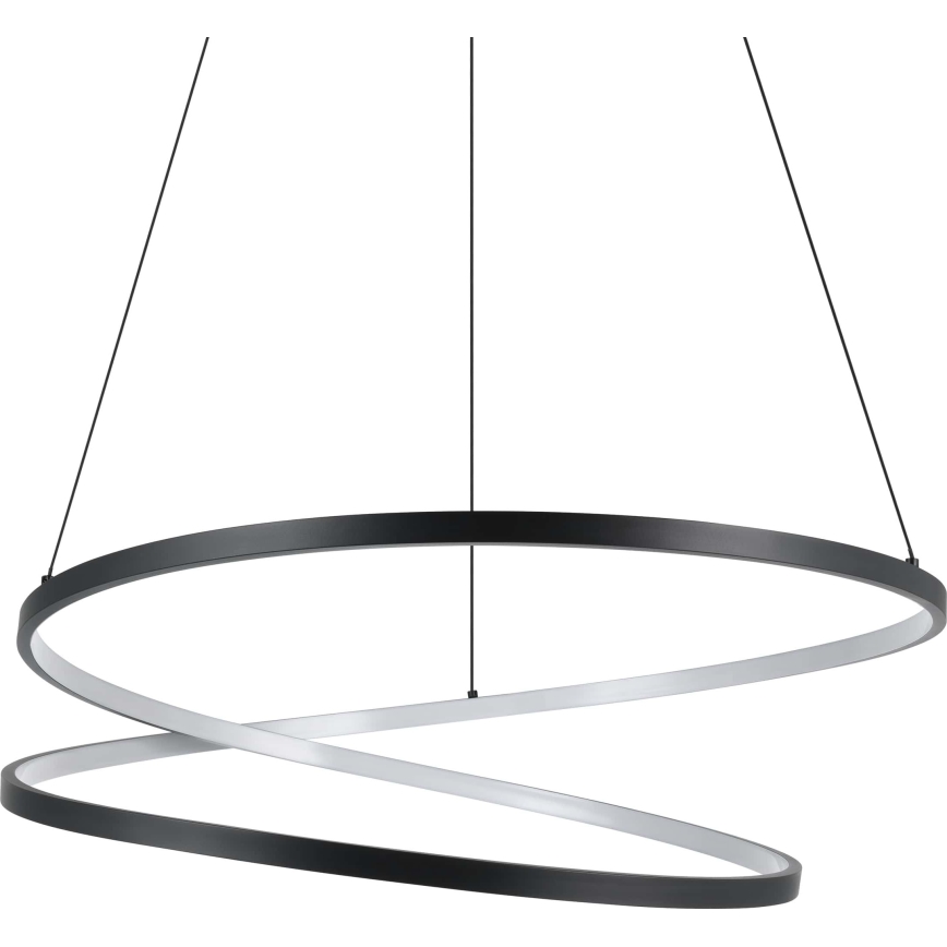 Eglo - Suspension filaire LED/42W/230V 3000K noir