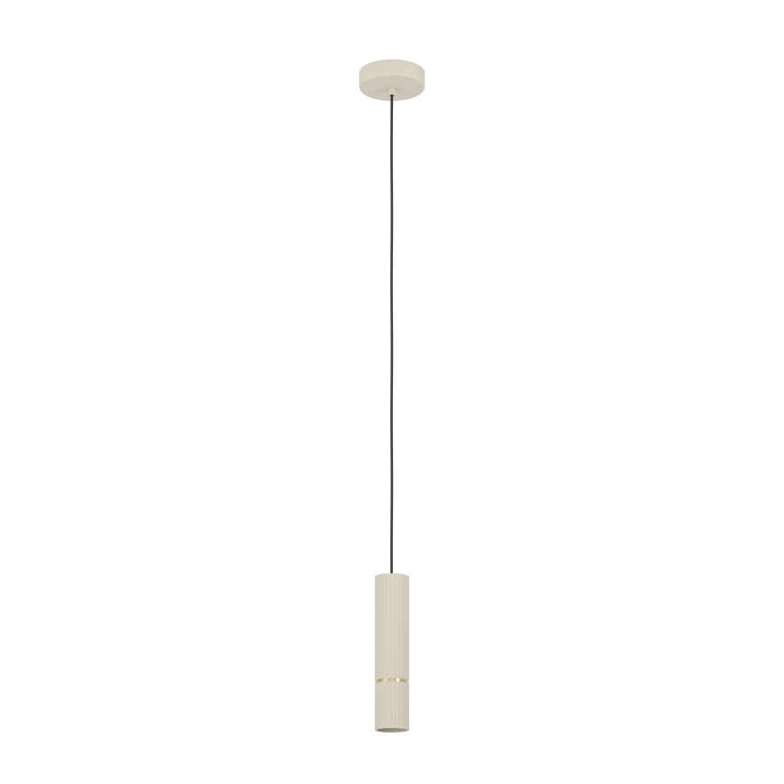Eglo - LED Hanglamp aan een koord 1xGU10/5W/230V 3000K beige