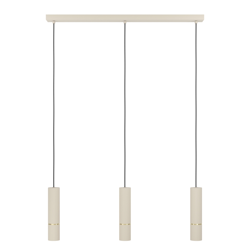 Eglo - Suspension filaire LED 3xGU10/5W/230V 3000K beige
