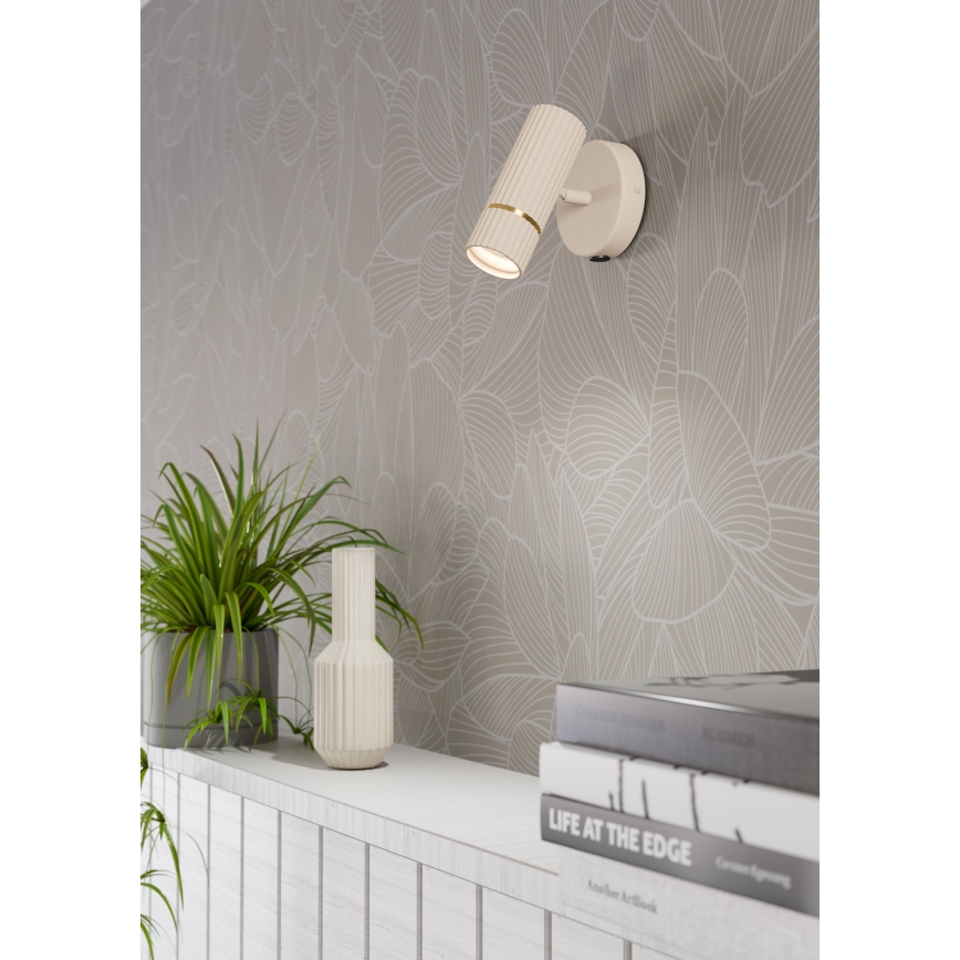 Eglo - LED wand verlichting 1xGU10/5W/230V 3000K beige