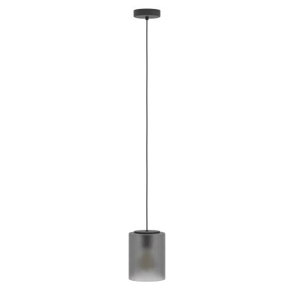 Eglo - Hanglamp aan een koord 1xE27/40W/230V grijs