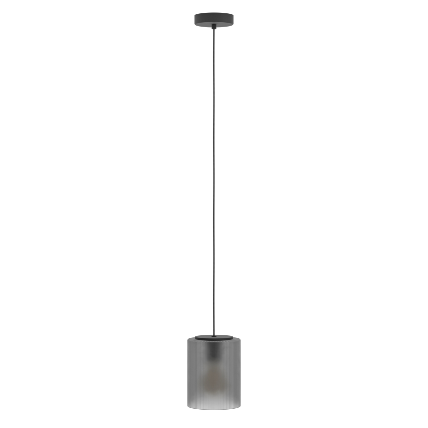 Eglo - Hanglamp aan een koord 1xE27/40W/230V grijs