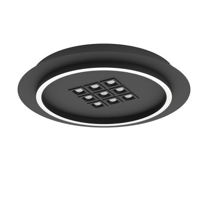 Eglo - Dimbare LED plafondlamp LED/21,4W/230V 2700-6500K zwart + afstandsbediening