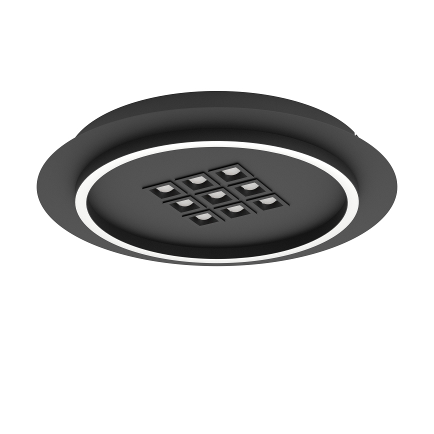 Eglo - Dimbare LED plafondlamp LED/21,4W/230V 2700-6500K zwart + afstandsbediening
