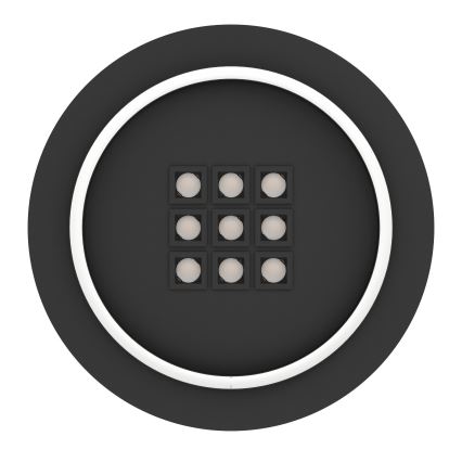Eglo - Plafonnier à intensité variable LED/21,4W/230V 2700-6500K noir + télécommande