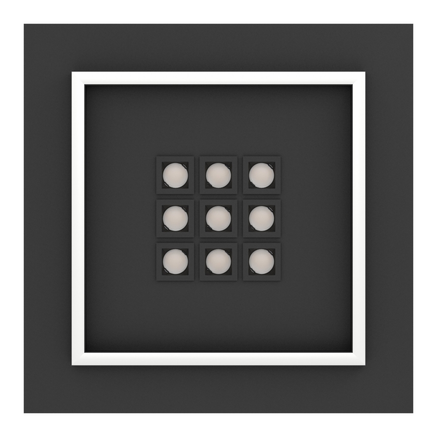 Eglo - Plafonnier à intensité variable LED/21,4W/230V 2700-6500K noir + télécommande