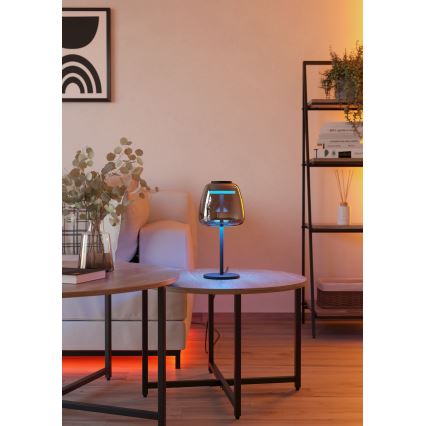 Eglo - LED RGBW dimbare tafellamp LED/7,7W/230V 2700-6500K rookkleurig