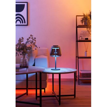 Eglo - LED RGBW dimbare tafellamp LED/7,7W/230V 2700-6500K rookkleurig