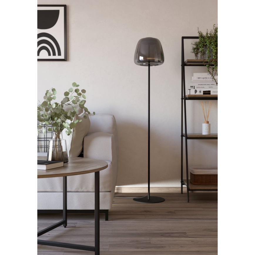 Eglo - Lampadaire LED RGBW à intensité variable LED/15,5W/230V 2700-6500K fumé