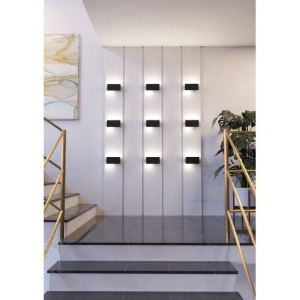 Eglo - Applique murale LED/6W/230V 3000K noir