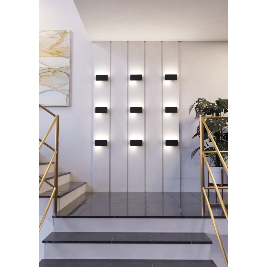 Eglo - Applique murale LED/6W/230V 3000K noir