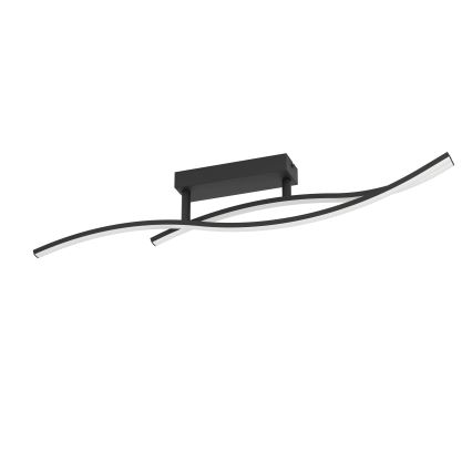 Eglo - Plafonnier LED/12W/230V 4000K noir