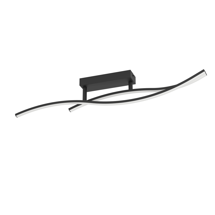 Eglo - Plafonnier LED/12W/230V 4000K noir