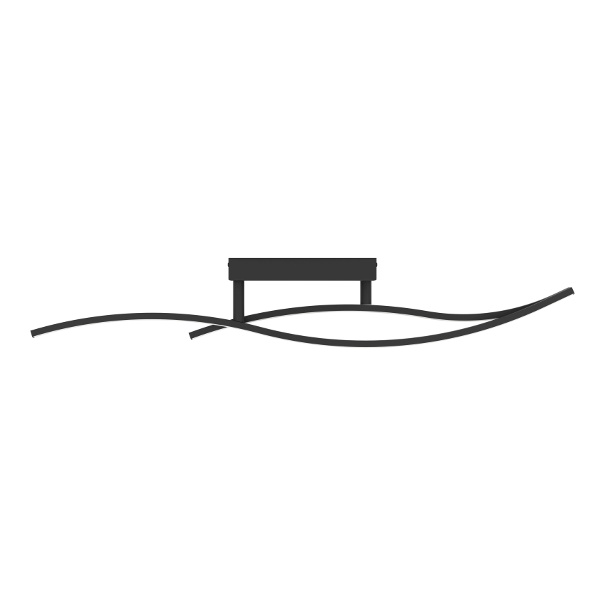Eglo - Plafonnier LED/12W/230V 4000K noir