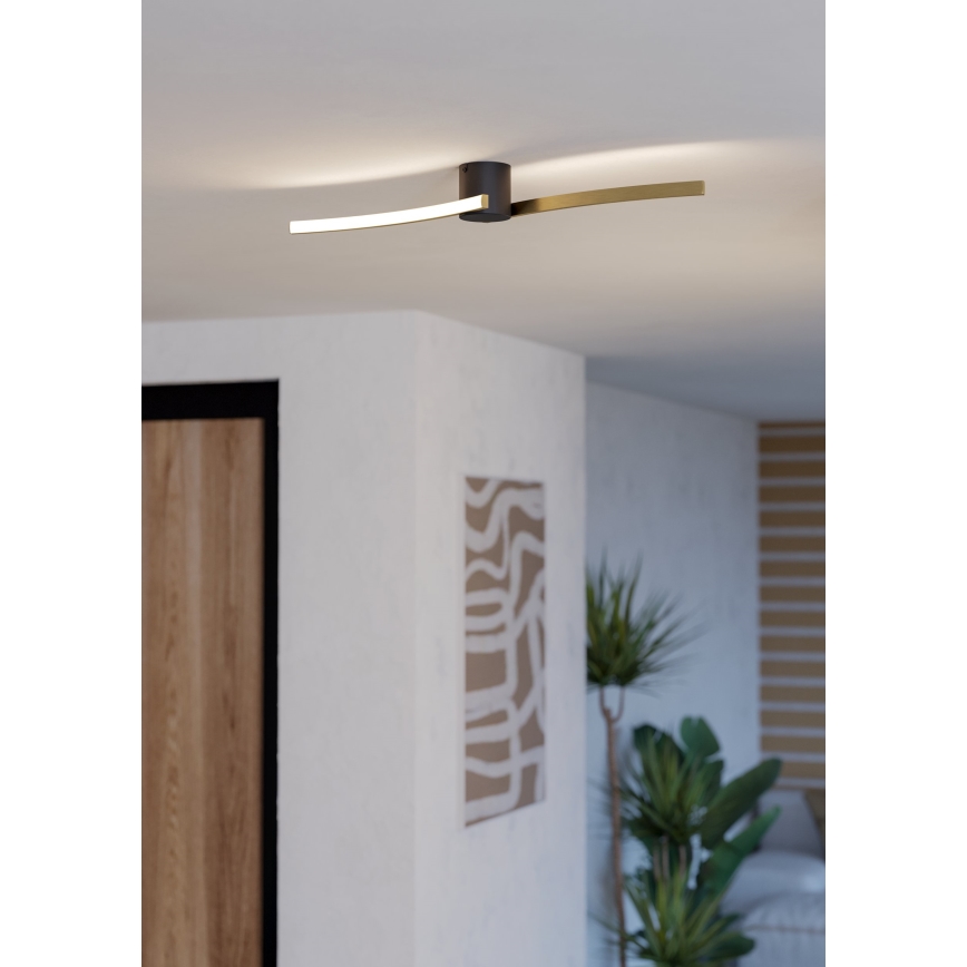Eglo - Plafonnier LED/12W/230V 4000K doré