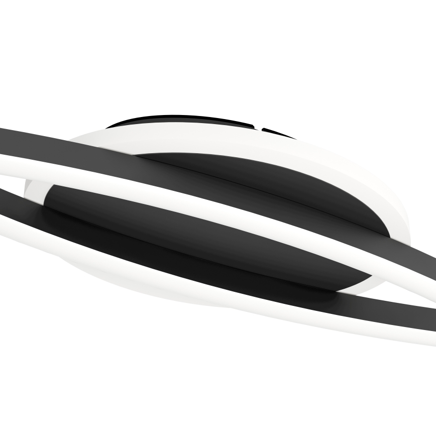 Eglo - Plafonnier LED/12W/230V 4000K noir