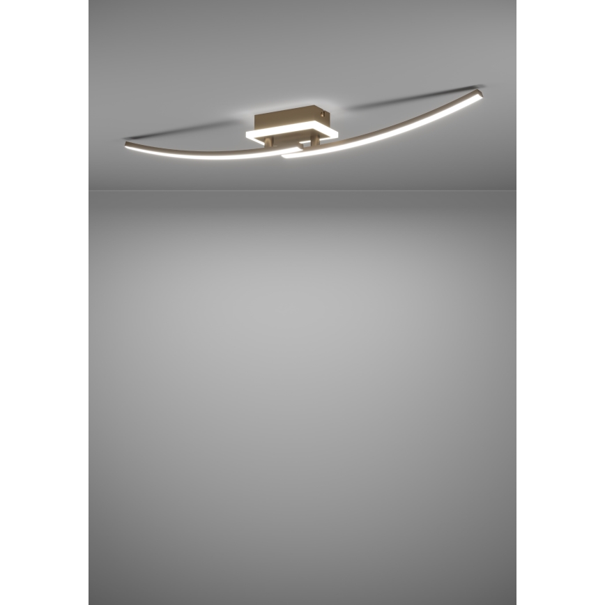 Eglo - LED Plafondlamp LED/12W/230V 4000K koper