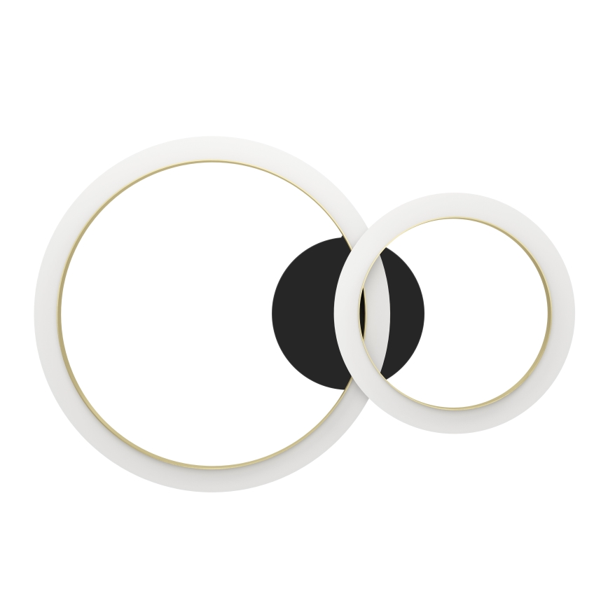Eglo - Plafonnier à intensité variable LED/12W/230V 4000K noir/doré