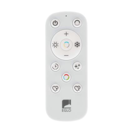 Eglo - Dimbare LED plafondlamp LED/20W/230V 2700-6500K wit + afstandsbediening