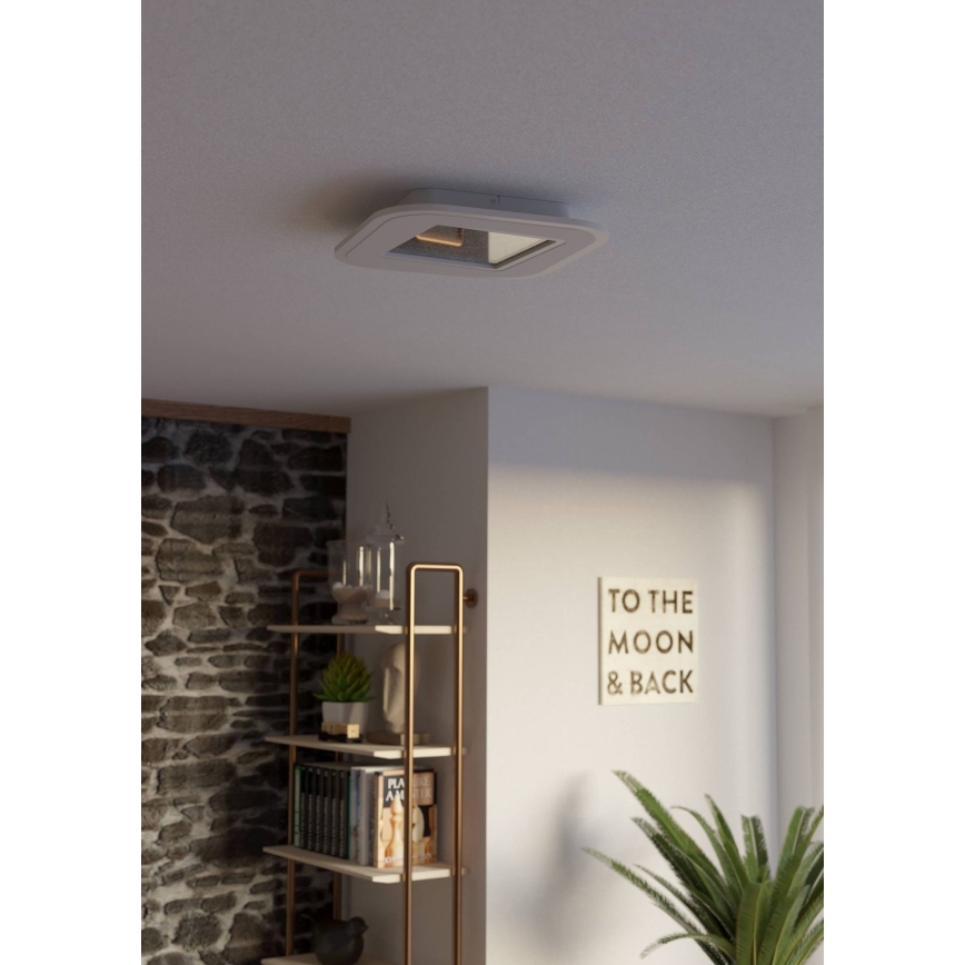 Eglo - Dimbare LED plafondlamp LED/20W/230V 2700-6500K wit + afstandsbediening