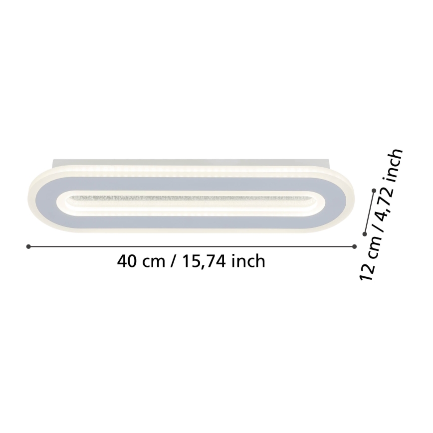 Eglo - Applique murale LED/12W/230V 4000K blanc