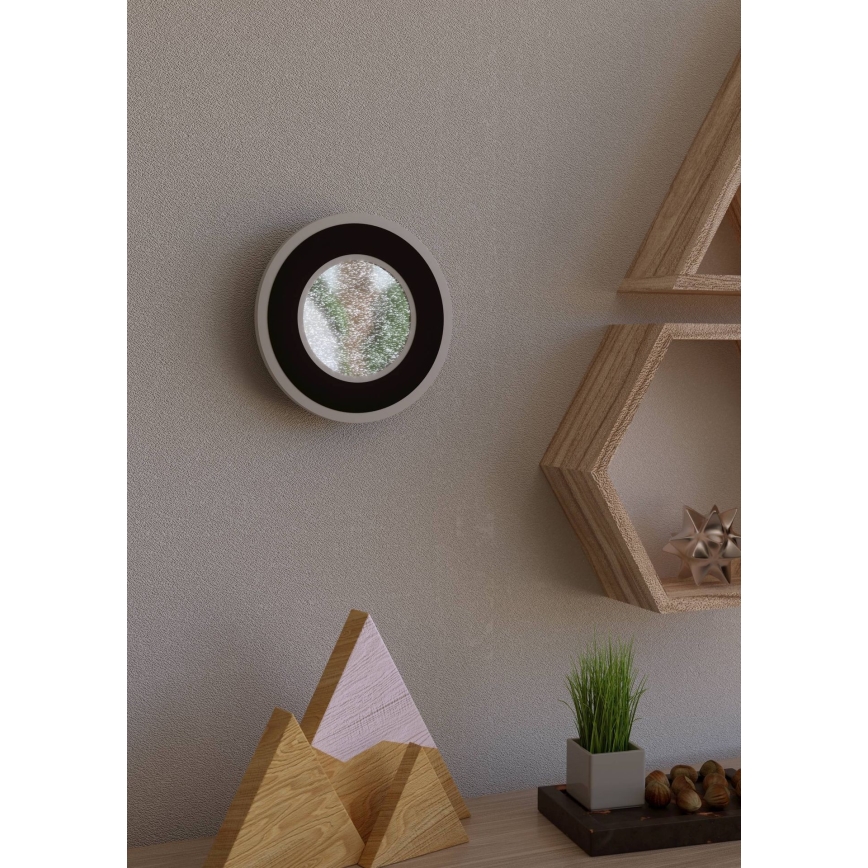 Eglo - LED wand verlichting LED/12W/230V 4000K zwart