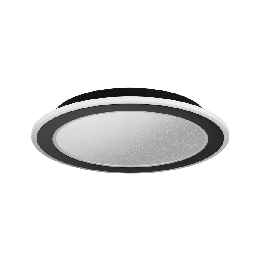 Eglo - Dimbare LED plafondlamp LED/20W/230V 2700-6500K zwart + afstandsbediening