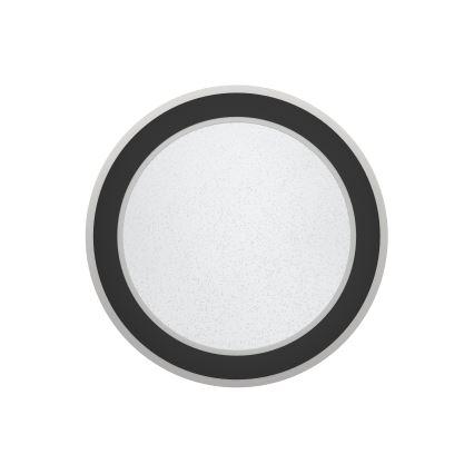 Eglo - Dimbare LED plafondlamp LED/20W/230V 2700-6500K zwart + afstandsbediening