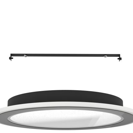 Eglo - Dimbare LED plafondlamp LED/20W/230V 2700-6500K zwart + afstandsbediening